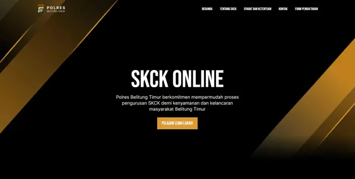 SKCK Online Polres Beltim